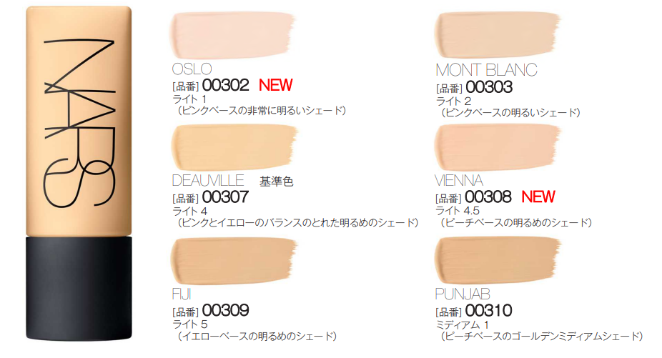 NARS】3月24日(金) ソフトマットコレクション発売！ 光を味方に、透明